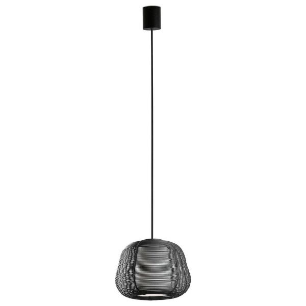 Lampa wisząca Faro 72126-160 Narita Suspended W/diff Black 1xE27