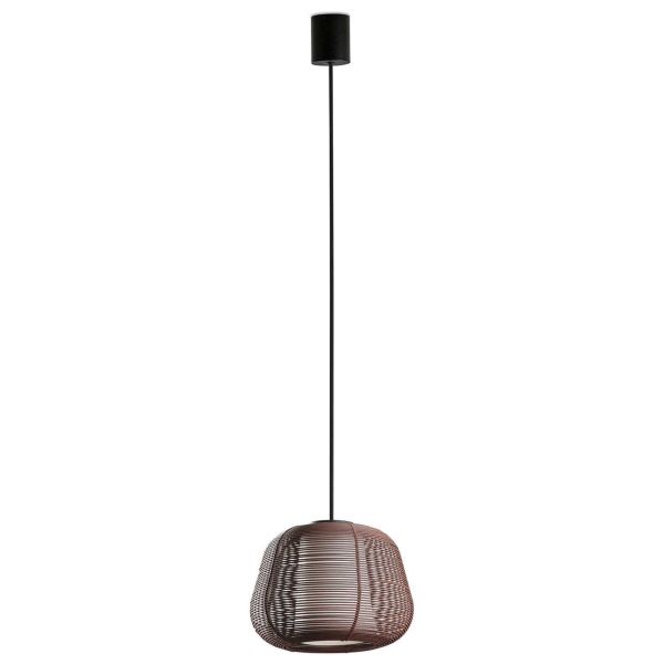 Lampa wisząca Faro 72126-161 Narita Suspended W/diff Rust Brown 1xE27
