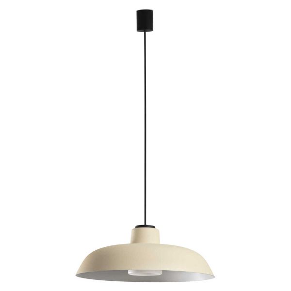 Lampa wisząca Faro 72126-169 Saga Pendant With Canopy Beige 1xE27