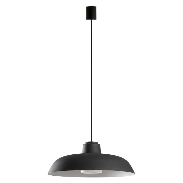 Lampa wisząca Faro 72126-170 Saga Pendant With Canopy Black 1xE27