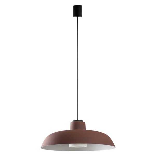 Lampa wisząca Faro 72126-171 Saga Pendant With Canopy Rust Brown 1xE27