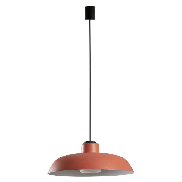 Lampa wisząca Faro 72126-172 Saga Pendant With Canopy Orange 1xE27