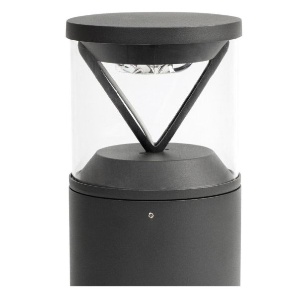 Lampa ogrodowa Faro 750000 RUSH 250 Dark grey post lamp 2700K 360º