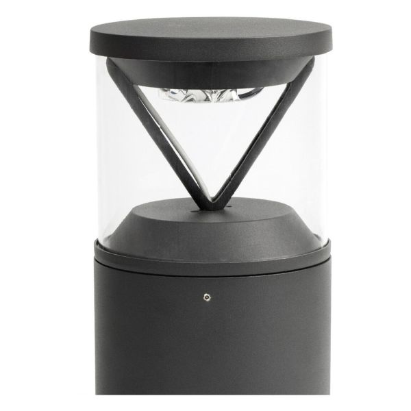 Парковий світильник Faro 750000C RUSH 250 Dark grey post lamp 2700K 360º CASAMBI