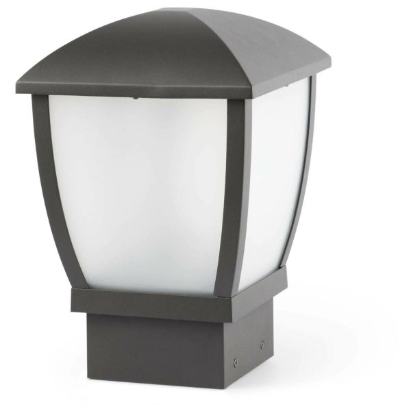 Парковий світильник Faro 75001 WILMA 340 Dark grey post lamp