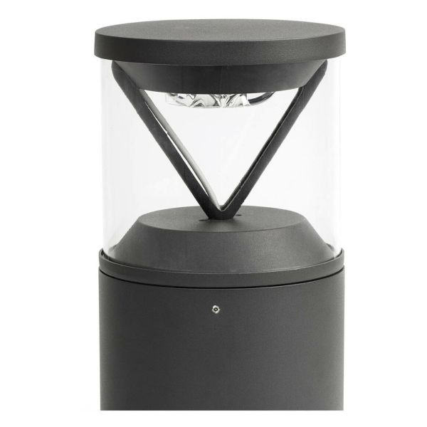 Парковий світильник Faro 750020C RUSH 250 Dark grey post lamp 4000K 360º CASAMBI