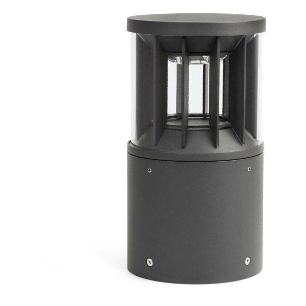 Парковий світильник Faro 751000D SCREEN 250 Dark grey post lamp 2700K 360º DALI