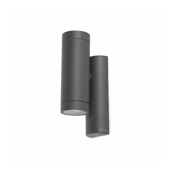 Lampa ścienna Faro 75501 STEPS 2L Dark grey wall lamp