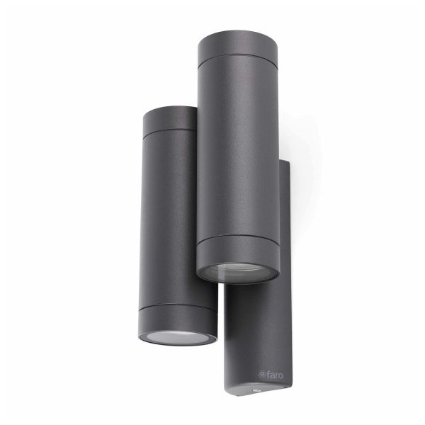 Lampa ścienna Faro 75503 STEPS 4L Dark grey wall lamp double