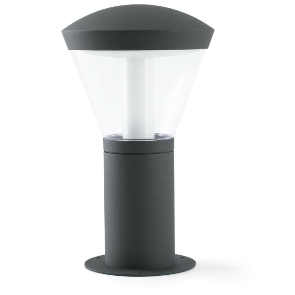 Парковий світильник Faro 75537 SHELBY 330 Dark grey beacon