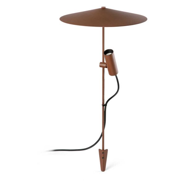 Парковий світильник Faro 75708-433P Clap Spike Rust Brow 630 6W 3000K 38° W/plate S 24