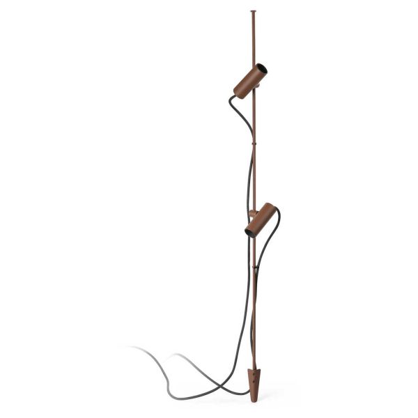 Парковий світильник Faro 75709-433DR Clap Spike Rust Brown 1030 Led 2x6W 3000K 38º