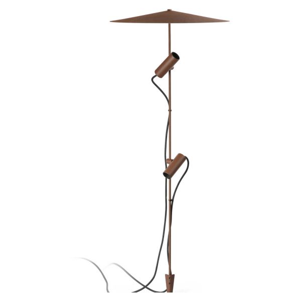 Парковий світильник Faro 75709-433PDR Clap Spike Rust Brown 1030 2x6W 3000K 38° C/plat L