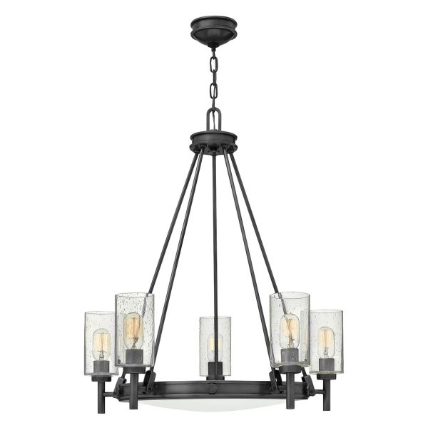 Żyrandol Hinkley HK-COLLIER5-BX Collier 5 lt Black Oxide