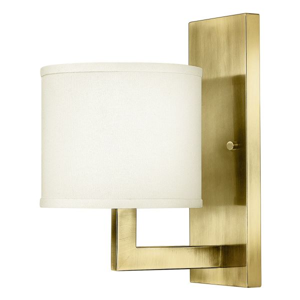 Kinkiet Hinkley HK-HAMPTON1-BB Hampton 1 lt Brushed Brass