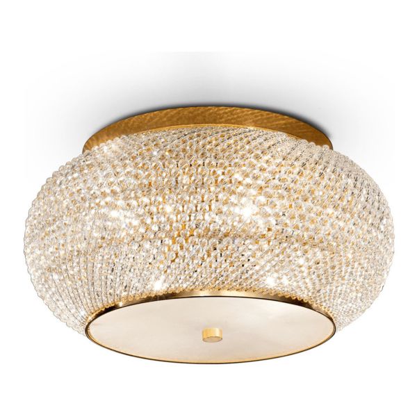 Żyrandol Ideal Lux 100807 Pasha PL6 Oro