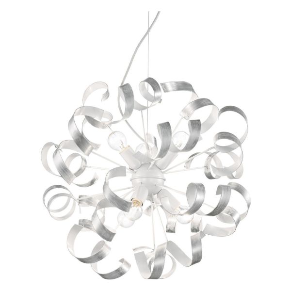 Żyrandol Ideal Lux 101613 Vortex SP6 Argento