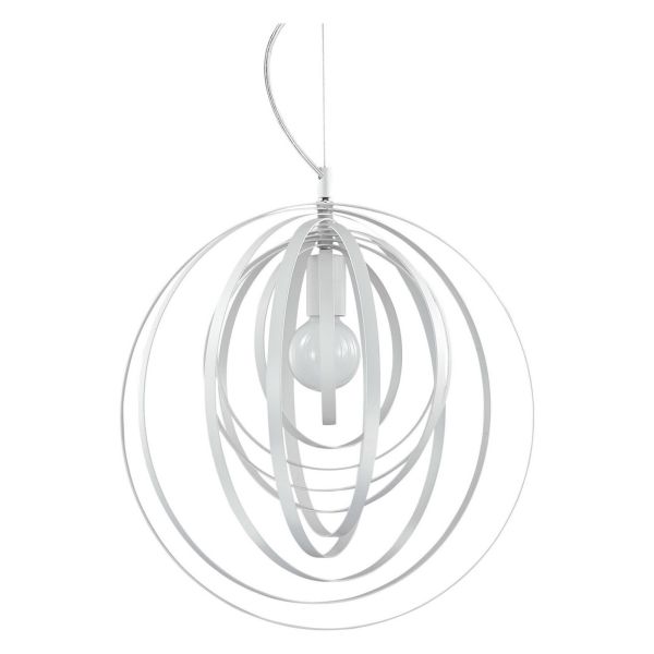 Lampa wisząca Ideal Lux 103723 Disco SP1 Bianco