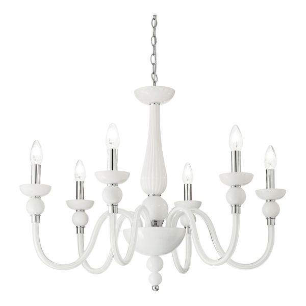 Люстра Ideal Lux 113678 Doge SP6 Bianco