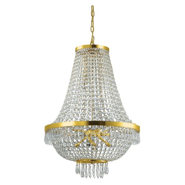 Люстра Ideal Lux 114743 Caesar SP12 Oro