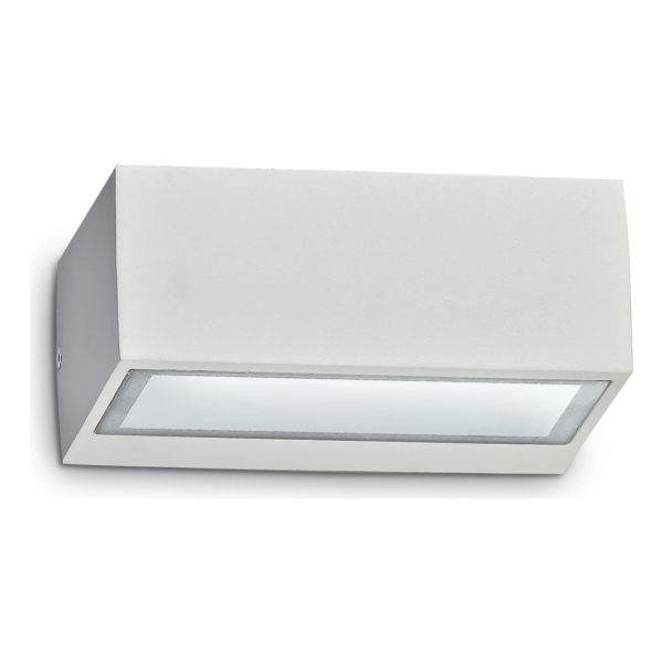 Lampa ścienna Ideal Lux 115351 Twin AP1 Bianco