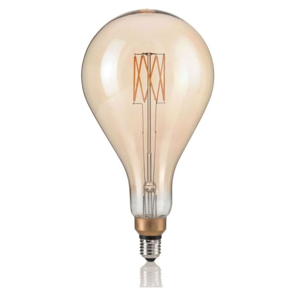 Żarówka ledowa Ideal Lux 130163 moc 8W z serii LED Vintage XL. Rozmiar — A155 z gwintem E27, temperatura barwowa — 2200K