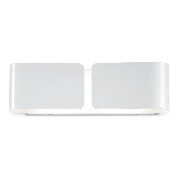 Lampa ścienna Ideal Lux 14166 Clip AP2 Small Bianco