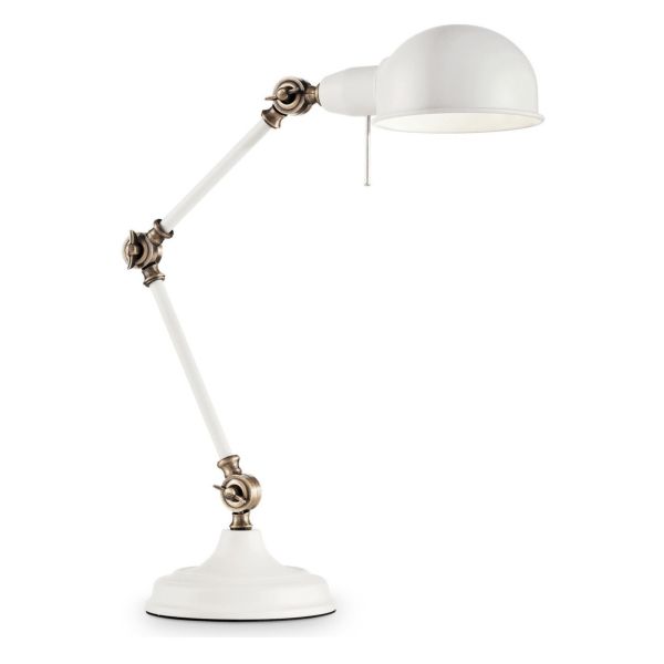 Lampa stołowa Ideal Lux 145198 Truman TL1 Bianco