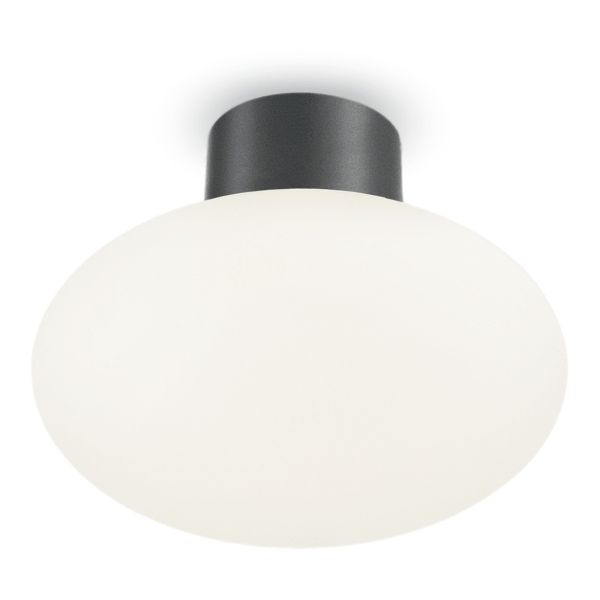 Plafon sufitowy Ideal Lux 148861 + 145068 Clio MLP1 Antracite
