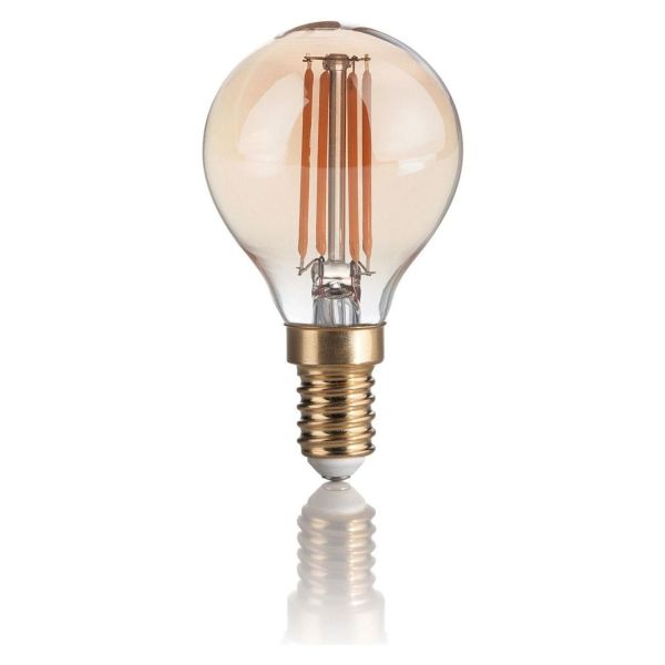 Żarówka ledowa Ideal Lux 151656 moc 3.5W z serii LED Vintage. Rozmiar — G45 z gwintem E14, temperatura barwowa — 2200K