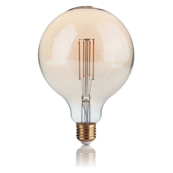 Żarówka ledowa Ideal Lux 151724 moc 4W z serii LED Vintage. Rozmiar — G120 z gwintem E27, temperatura barwowa — 2200K