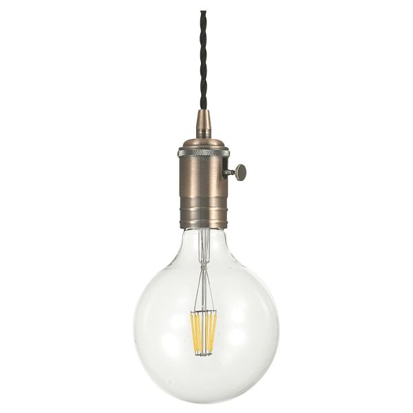 Lampa wisząca Ideal Lux 163123 Doc SP1 Rame Antico