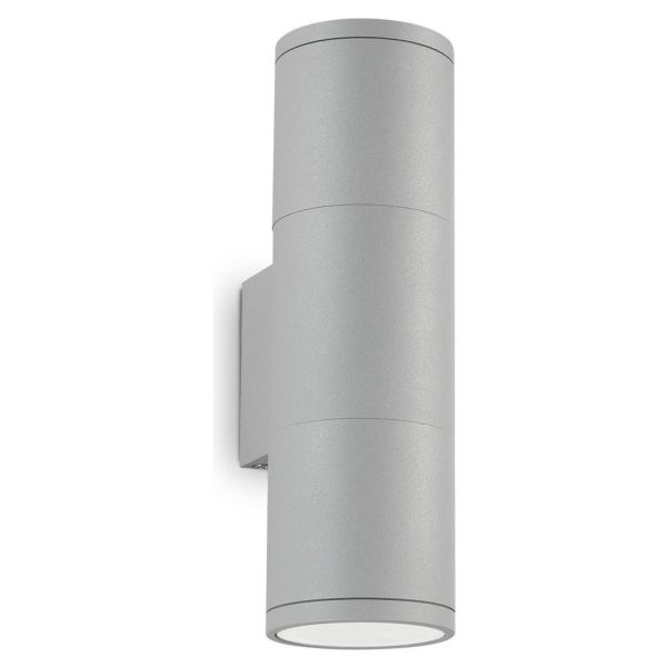 Lampa ścienna Ideal Lux 163628 Gun AP2 Small Grigio