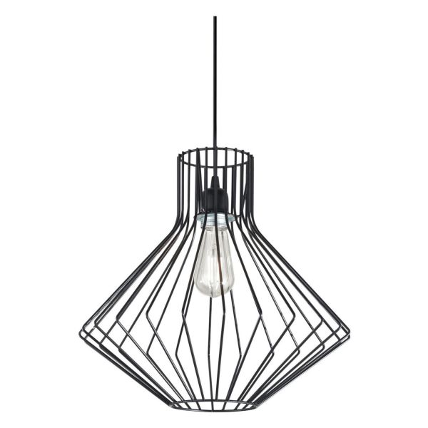 Lampa wisząca Ideal Lux 167497 Ampolla-4 SP1 Nero