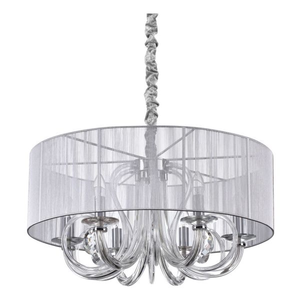 Żyrandol Ideal Lux 208152 Swan SP6 Argento