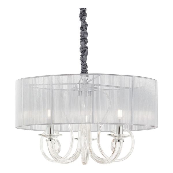 Żyrandol Ideal Lux 208497 Swan SP3 Argento