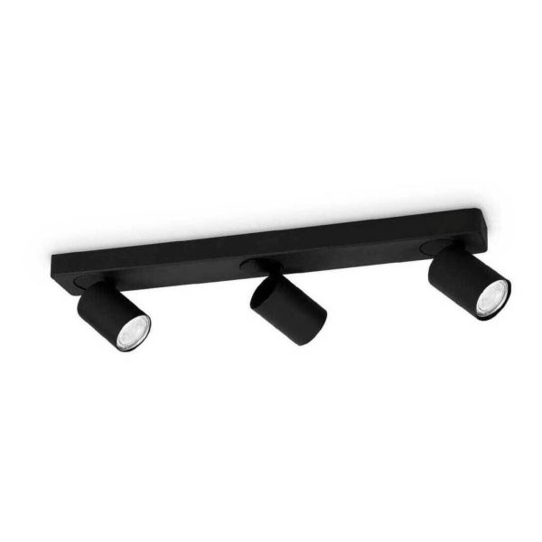 Spot Ideal Lux 229058 Rudy PL3 Nero