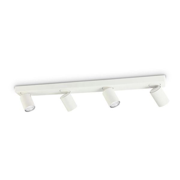 Spot Ideal Lux 229089 Rudy PL4 Bianco