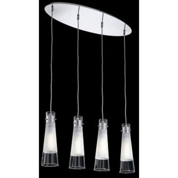 Lampa wisząca Ideal Lux 23038 Kuky Clear SP4 Trasparente