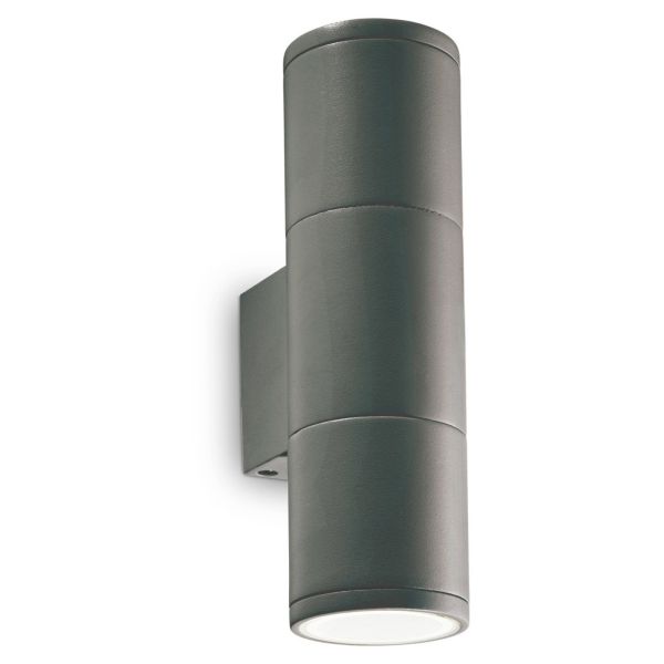 Lampa ścienna Ideal Lux 236841 Gun AP2 Small Antracite