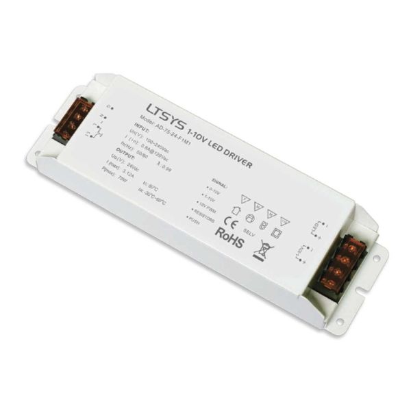 Zasilacz stałonapięciowy Ideal Lux 244570 Strip LED Driver 1-10v 075W