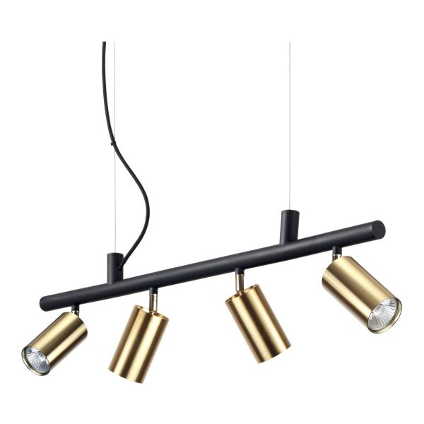 Lampa wisząca Ideal Lux 244624 Dynamite SP4 Ottone Satinato