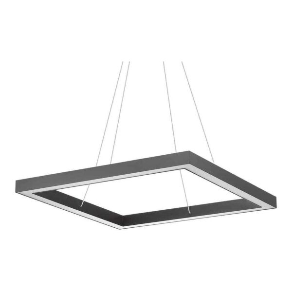 Lampa wisząca Ideal Lux 245713 Oracle D70 Square Nero