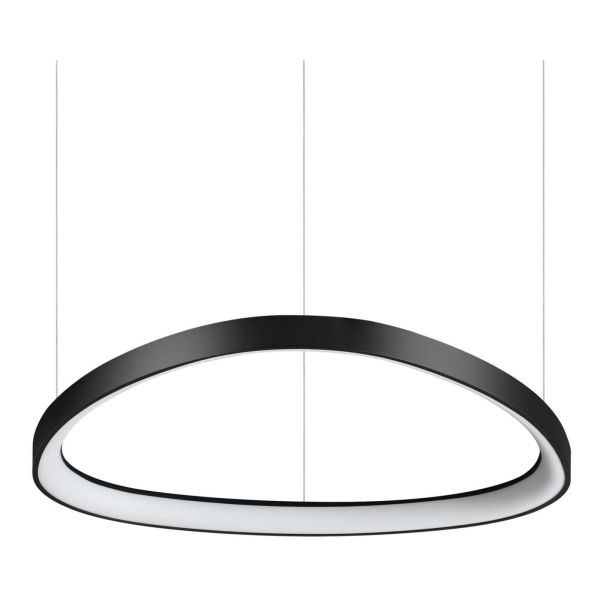 Lampa wisząca Ideal Lux 247267 GEMINI SP D61 NERO