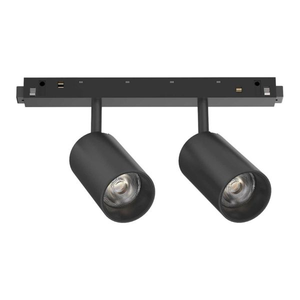 Магнітний трековий світильник Ideal Lux 257648 EGO TRACK DOUBLE 16W 3000K BK