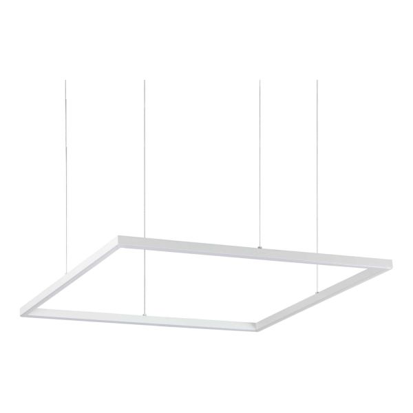 Lampa wisząca Ideal Lux 259178 ORACLE SLIM D70 SQUARE WH 3000K