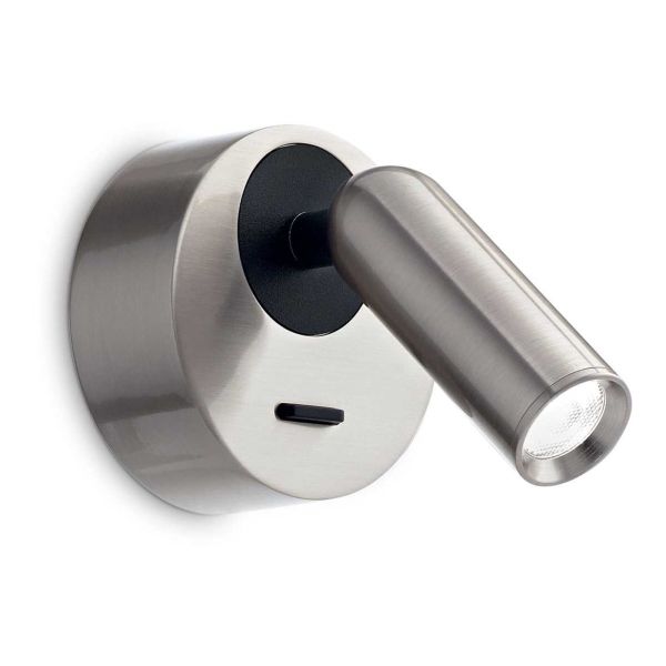 Spot Ideal Lux 260631 BEAN ROUND AP NICKEL