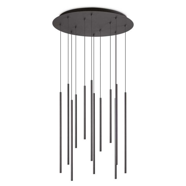 Żyrandol Ideal Lux 263434 Filo SP12 Nero