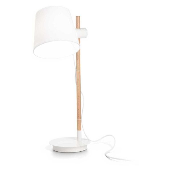 Lampa stołowa Ideal Lux 282091 Axel TL1 Bianco