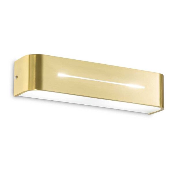 Lampa ścienna Ideal Lux 284729 Posta AP2 Ottone Spazzolato